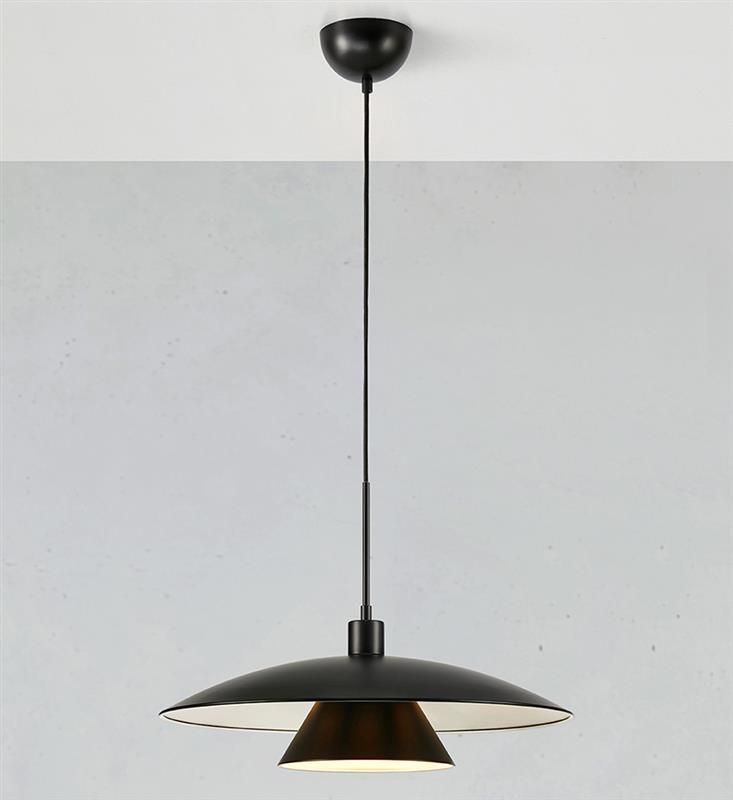 Markslöjd Millinge lampa wisząca 1x40 W czarna 108431