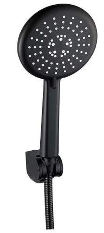 Sea-Horse Veo Black zestaw prysznicowy punktowy czarny mat NPJ-B01