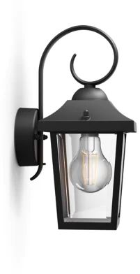 Philips Buzzard kinkiet zewnętrzny 1x60 W czarny 915005309001