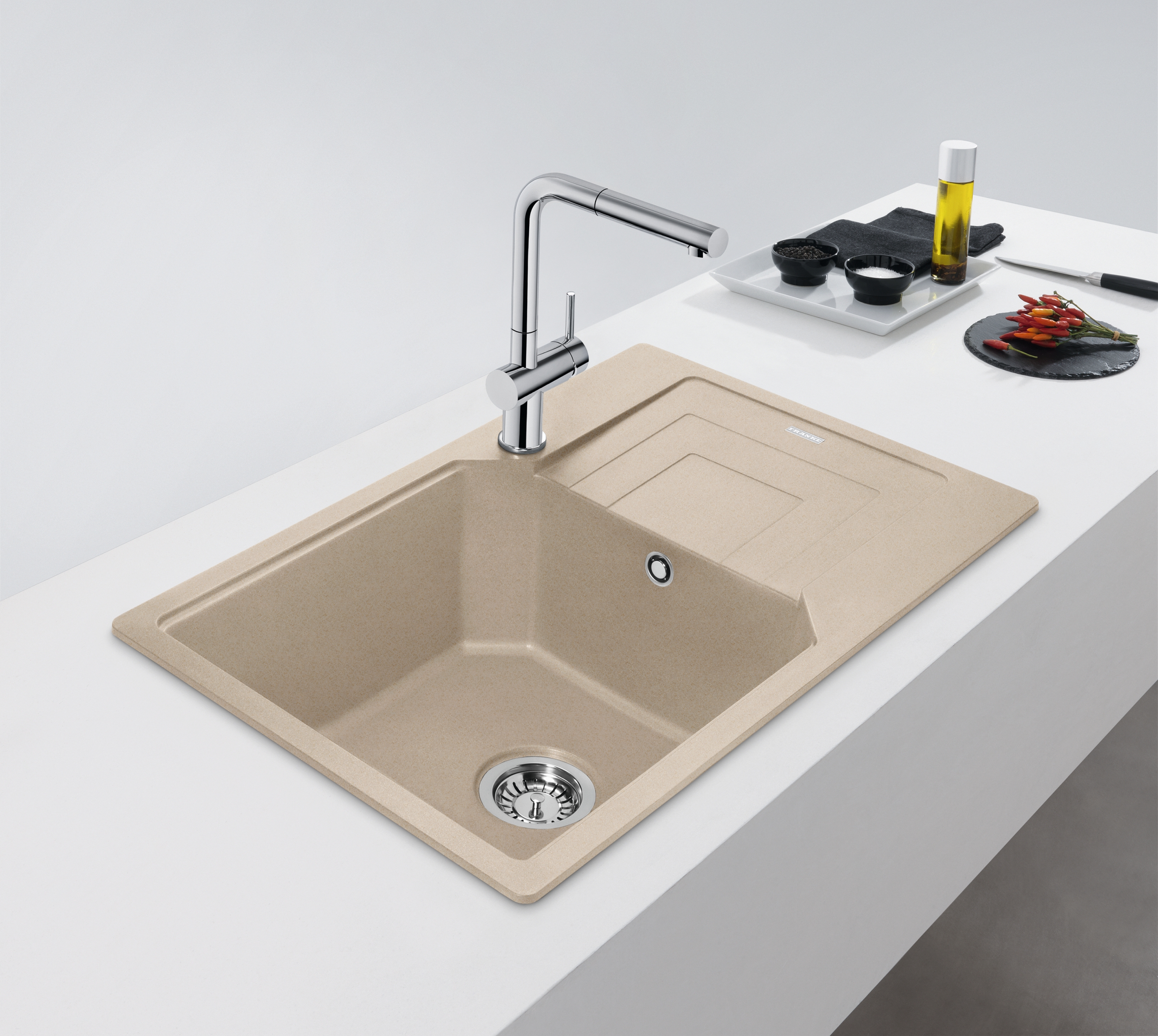 Franke Urban UBG 611-62 GSC zlewozmywak 62x50 cm Fragranite beżowy 114.0687.267