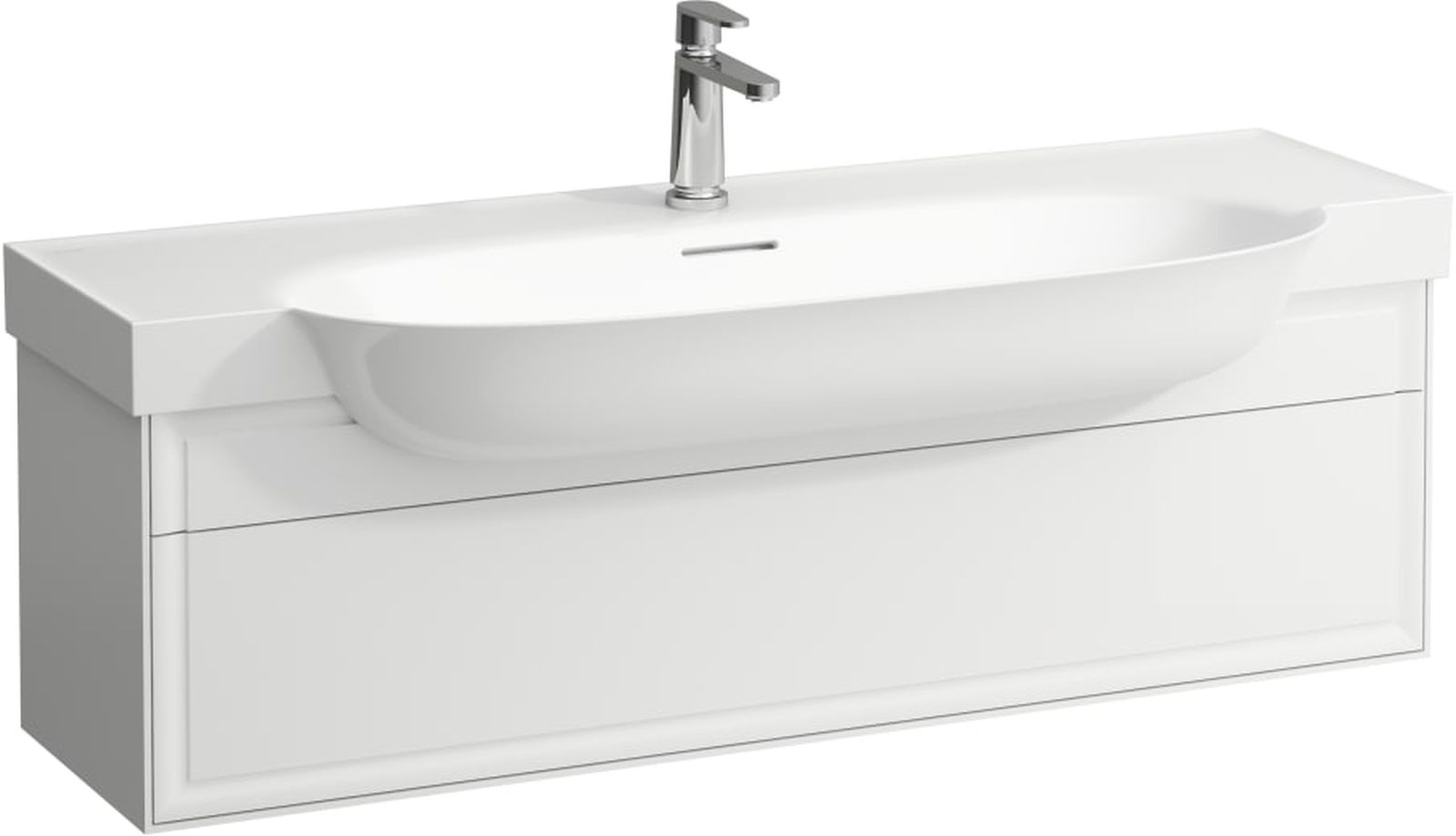Laufen The New Classic szafka 120 cm podumywalkowa wisząca biały mat H4060510851701
