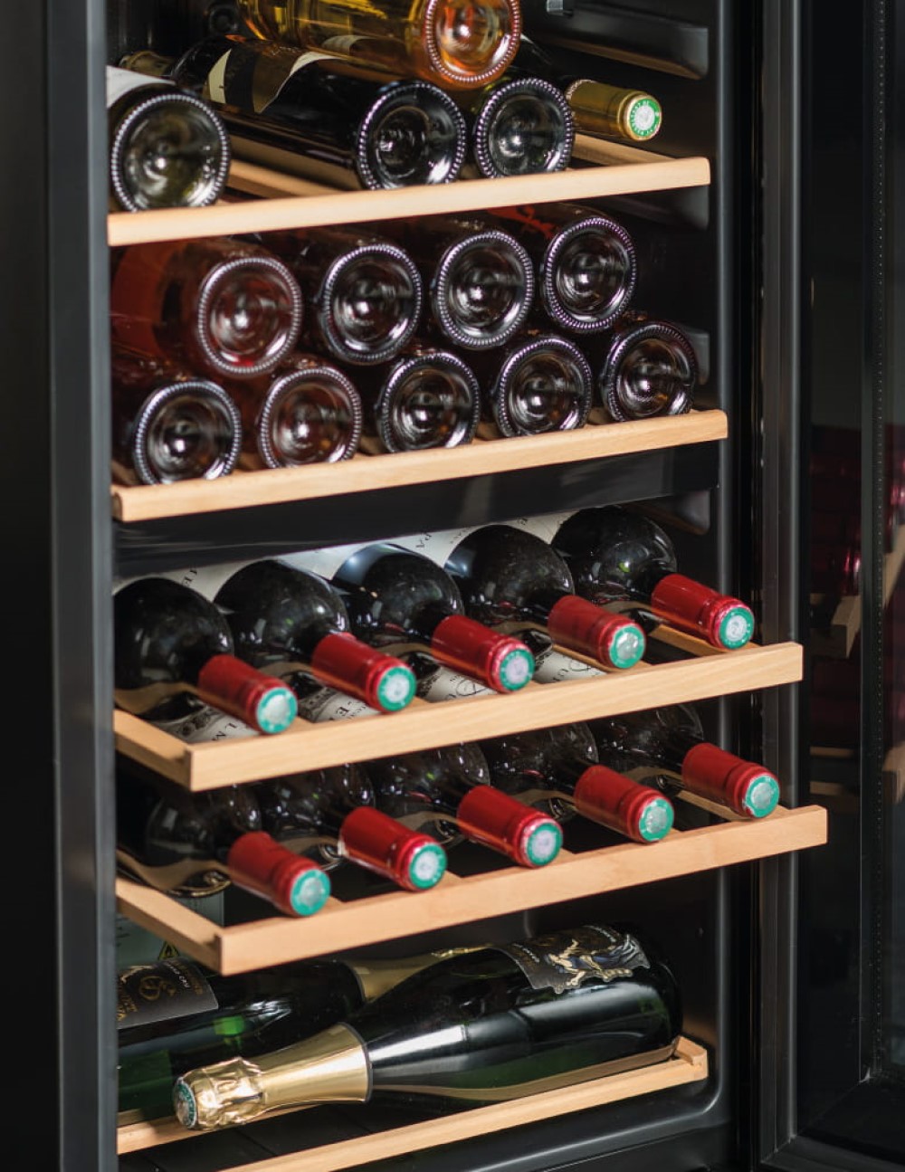La Sommeliere chłodziarka do wina 32 butelki wolnostojąca SLS32DZBLACK