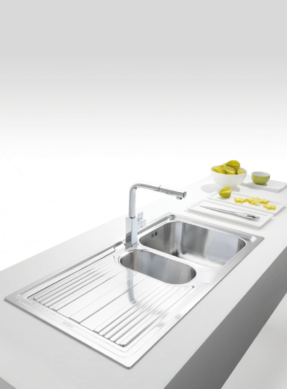 Franke Logica LLX 651-100 zlewozmywak stalowy 100x50 cm stal 101.0085.810