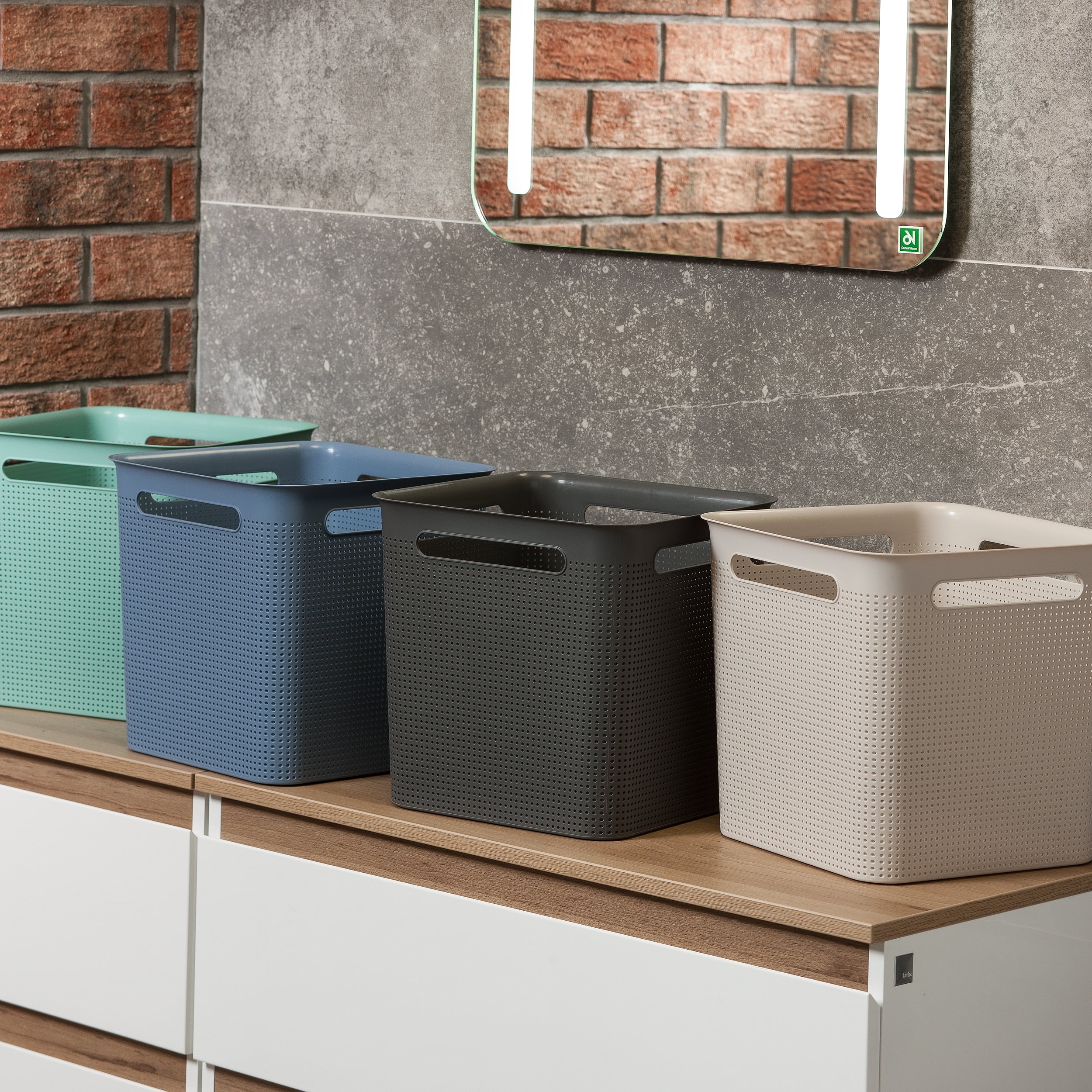 Rotho Brisen pojemnik łazienkowy 18 l cappuccino 1024007422 - Wysyłka w 24h