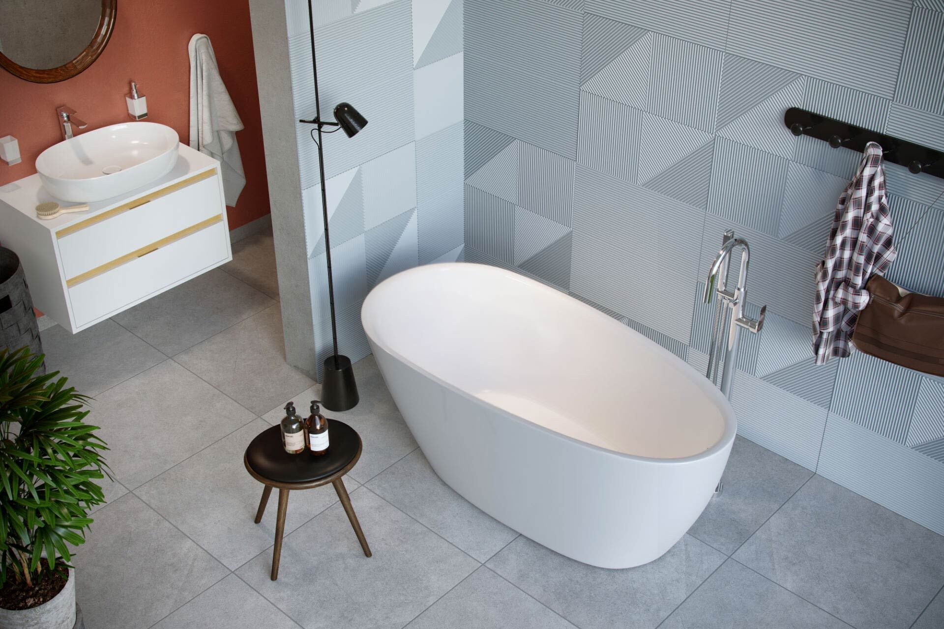 Excellent Olia 2.0 wanna wolnostojąca 160x75 cm owalna biały mat WAEX.OLI2.16WHM