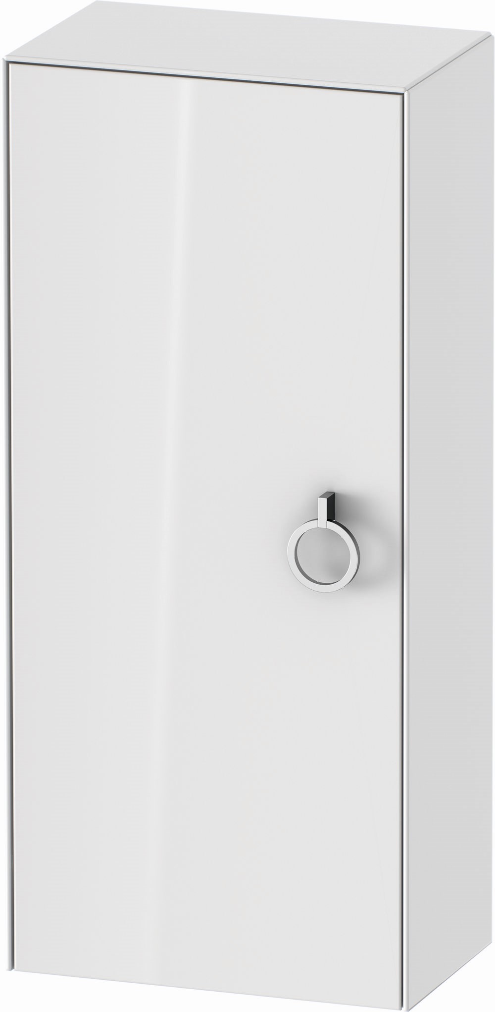 Duravit White Tulip szafka 40 cm półwysoka wisząca lewa biały wysoki połysk WT1323L8585