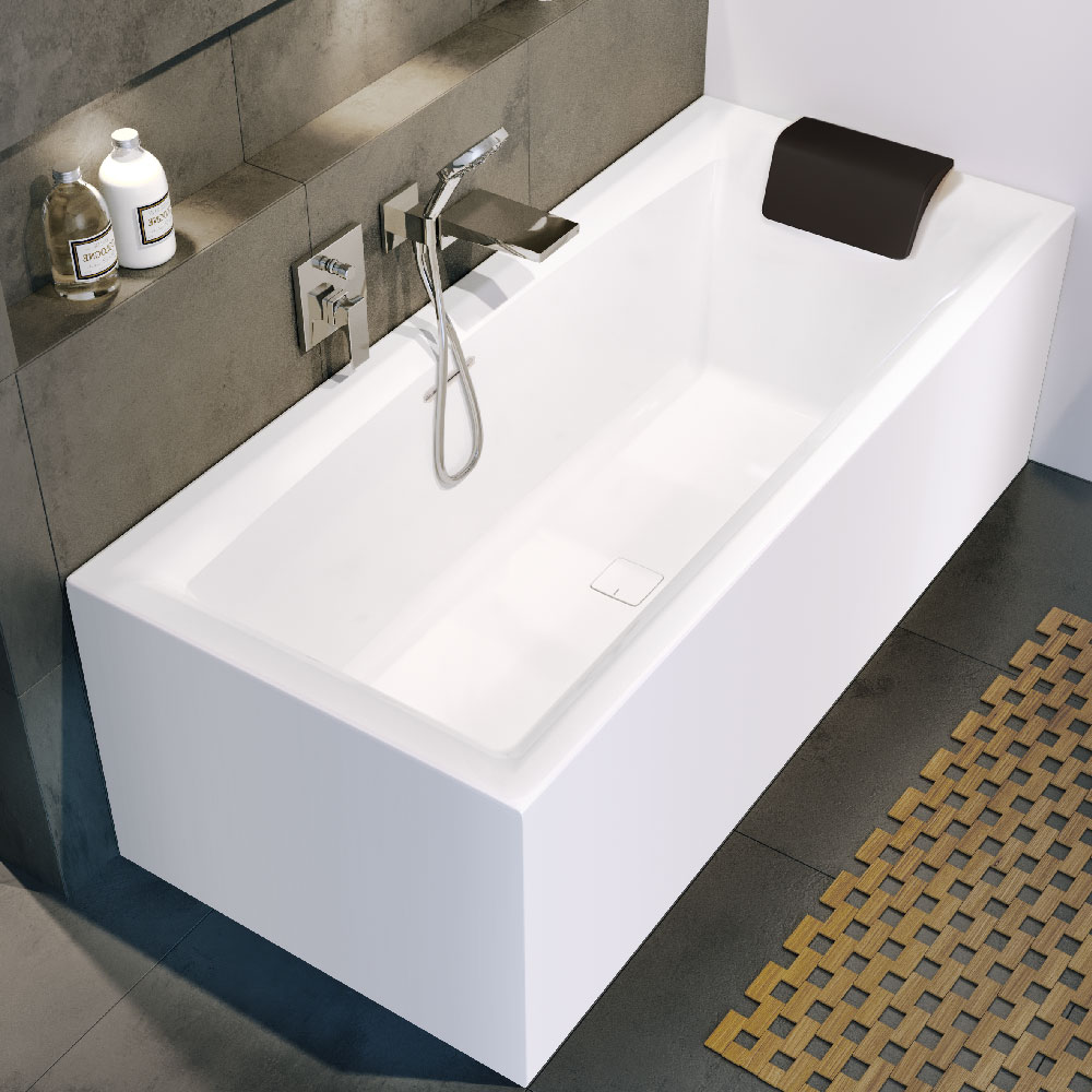 Riho Still Square Plug&Play wanna prostokątna 180x80 cm narożna lewa biały błyszczący B099031005