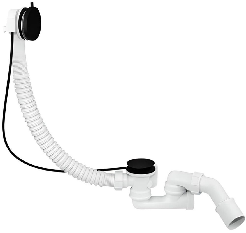 McAlpine syfon do wanny czarny mat MP31SSF-MBBR