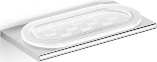 Stella Milano mydelniczka ścienna chrom/szkło matowe 12.421