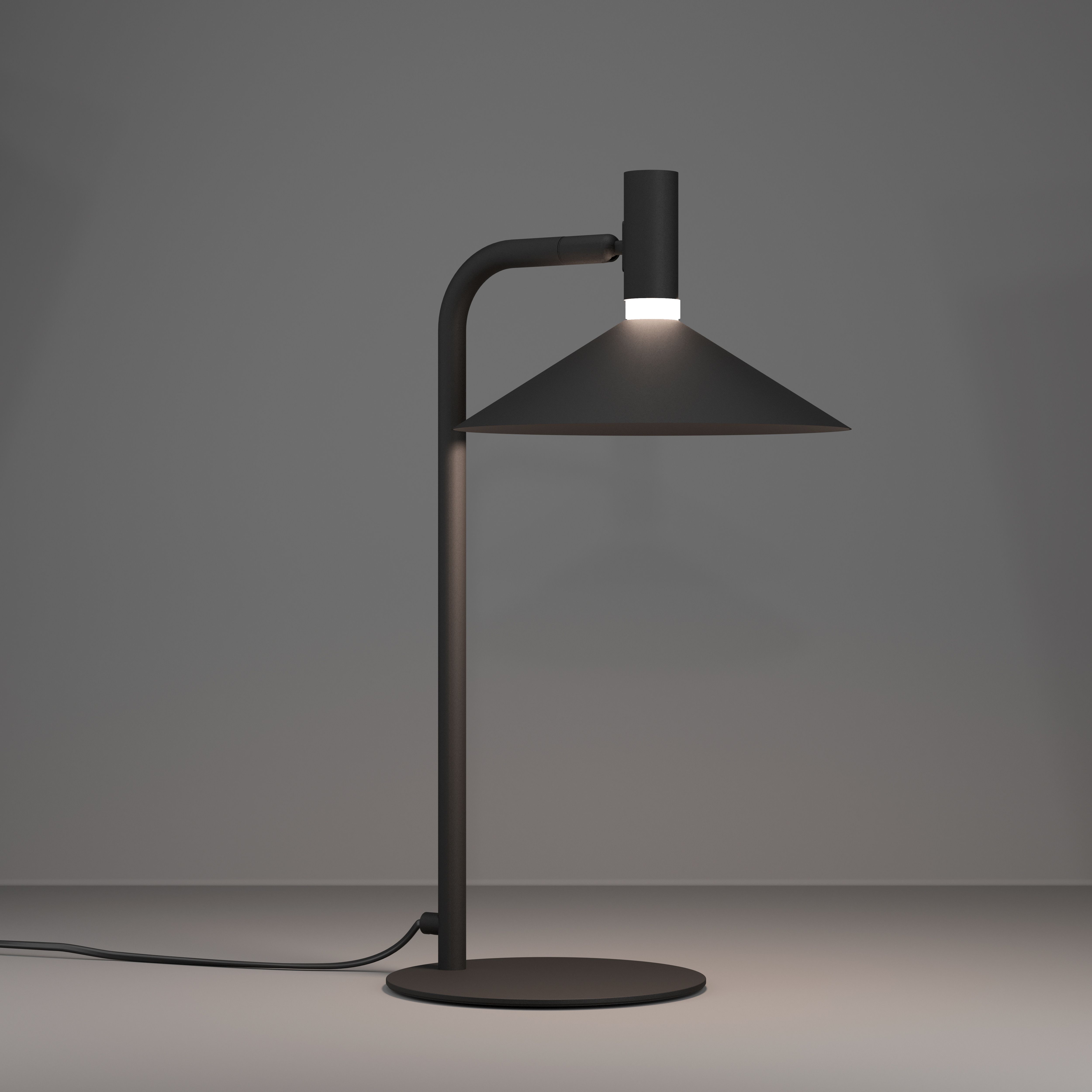 Eglo Conomavilla-Z lampa stołowa 1x7,5 W biała-czarna 902185