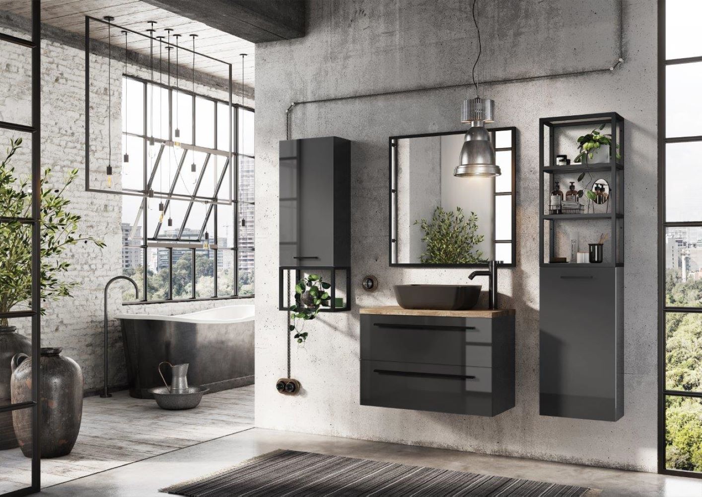 Elita Kwadro Plus uchwyt do szafki black matt RE120600027160 - Wysyłka w 24h