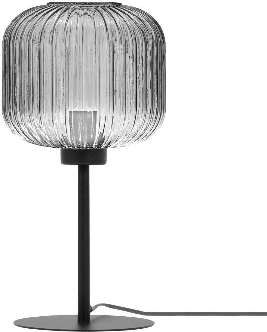 Kaja Campo lampa stołowa 1x15 W czarna-grafitowa K-5666