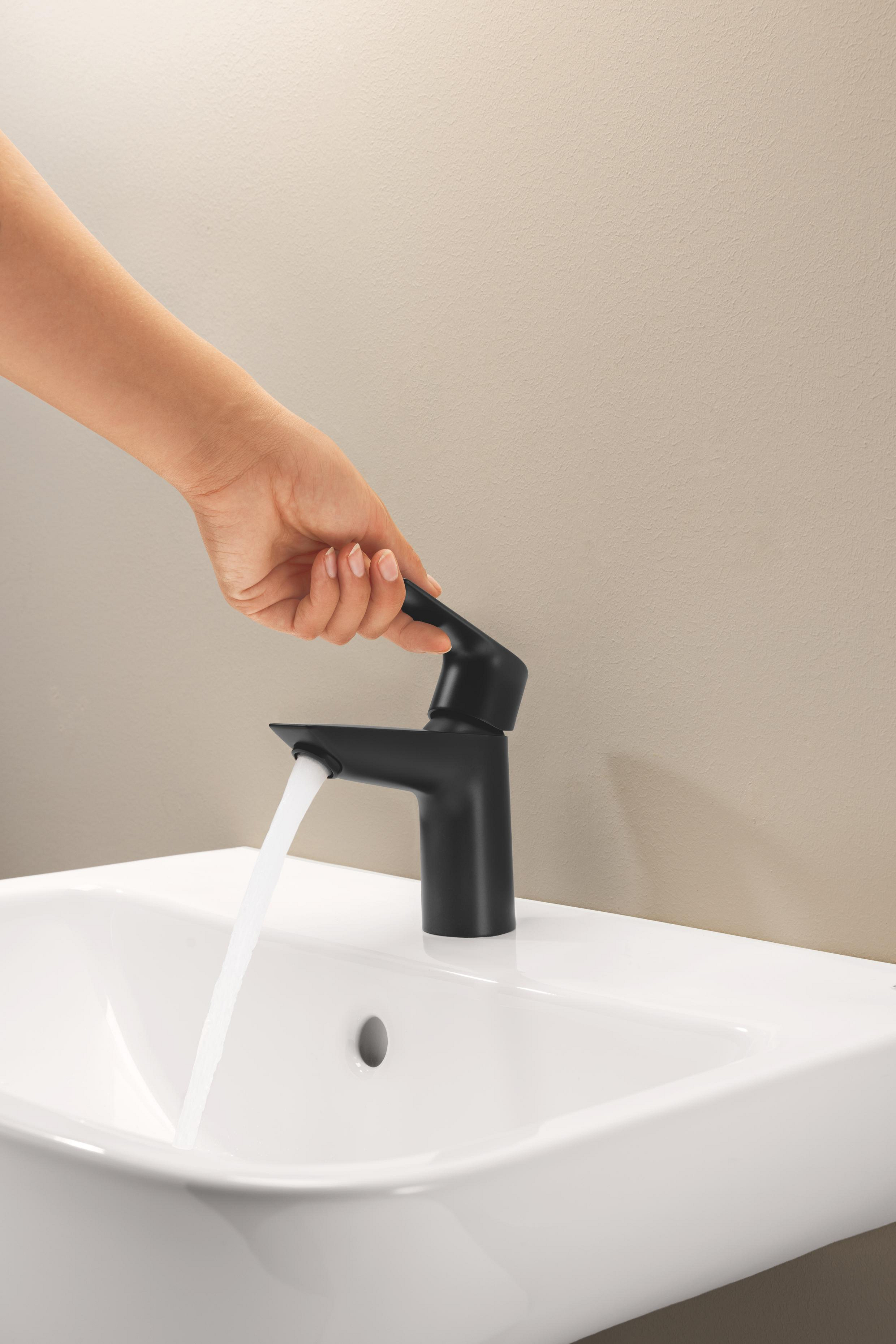 Grohe Start Edge bateria umywalkowa stojąca czarna 238982431