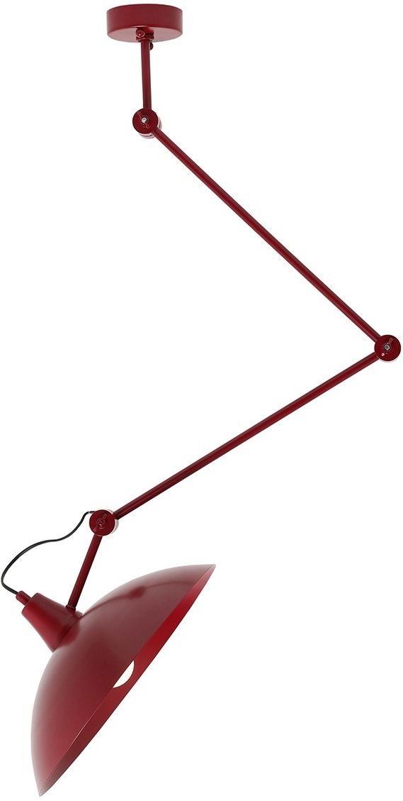 Aldex Melos lampa podsufitowa 1x15 W czerwona 808PL_G15