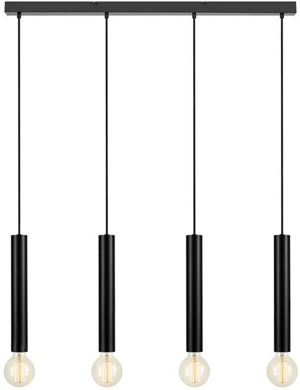 Markslöjd Sencillo lampa wisząca 4x40 W czarna 108264