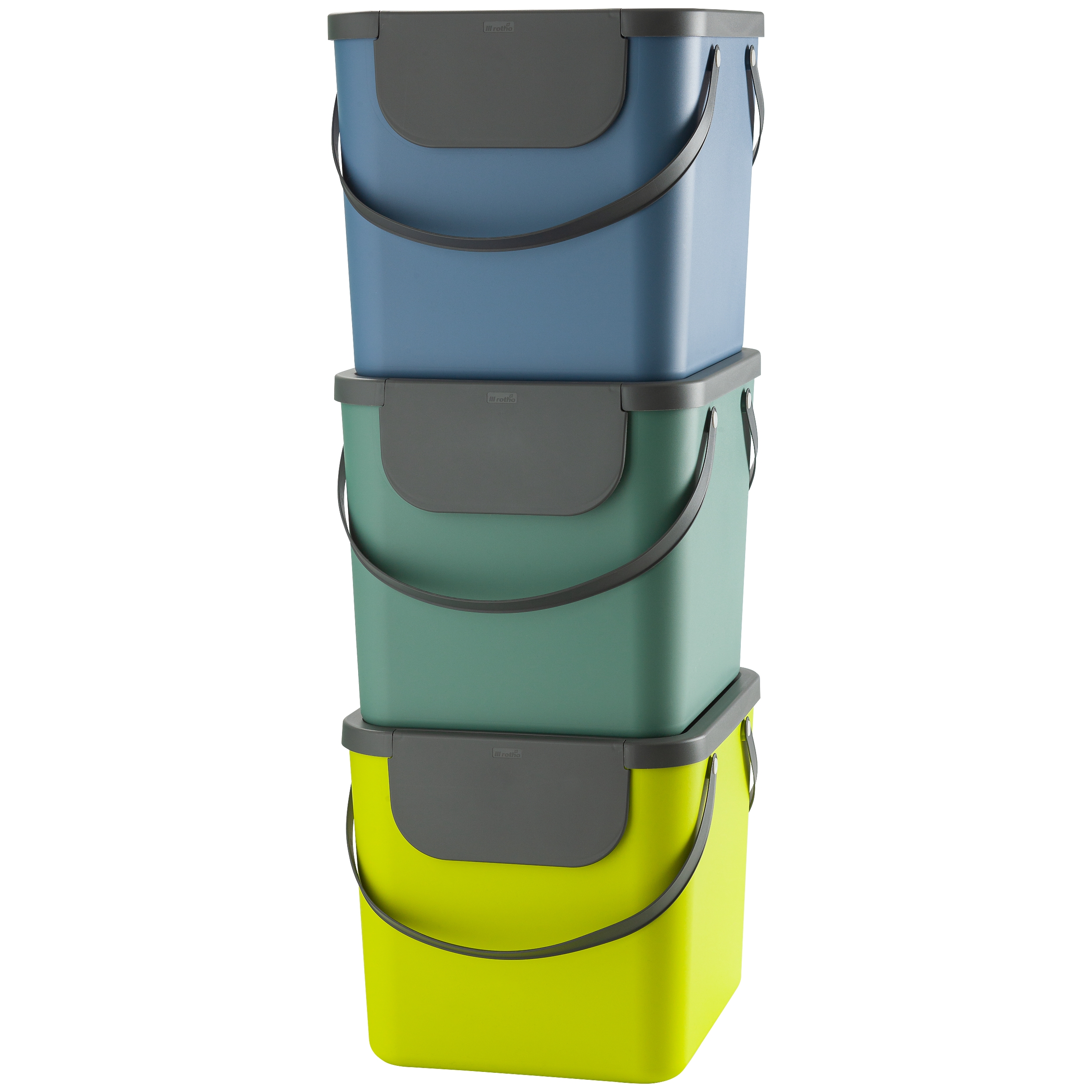 Rotho Albula sortownik na odpady 40 l cappuccino 1034407422