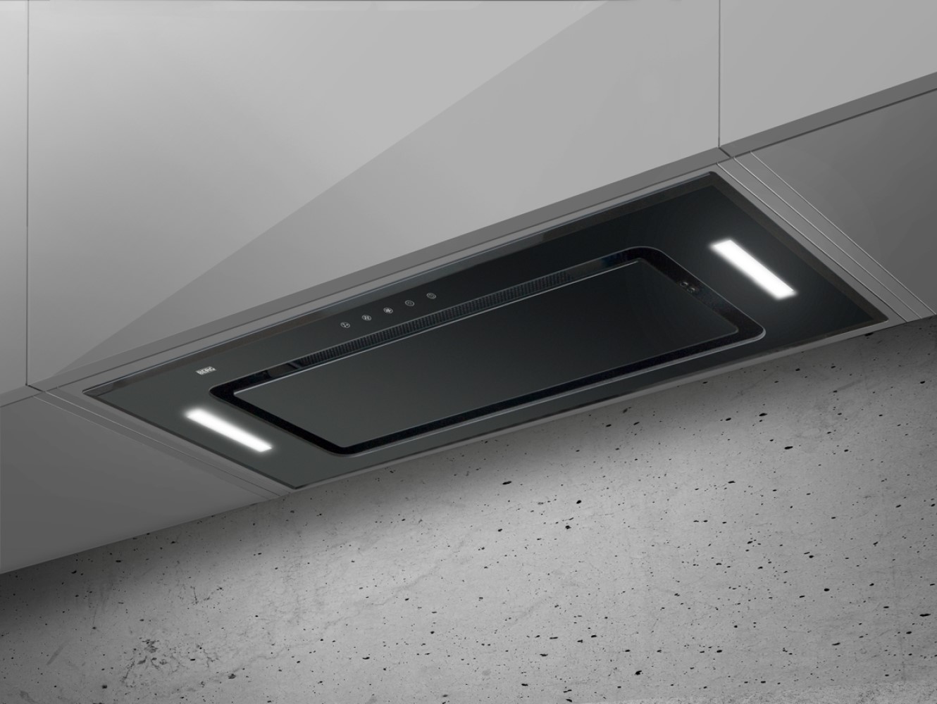 Berg Maestro okap kuchenny 75 cm podszafkowy czarny MAEOPPODBK8025