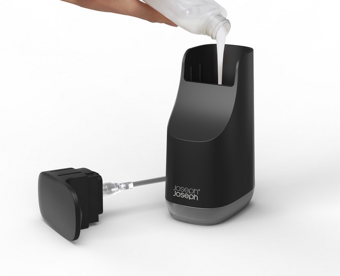 Joseph Joseph Easy Store Black dozownik do mydła 350 ml czarny mat 70602