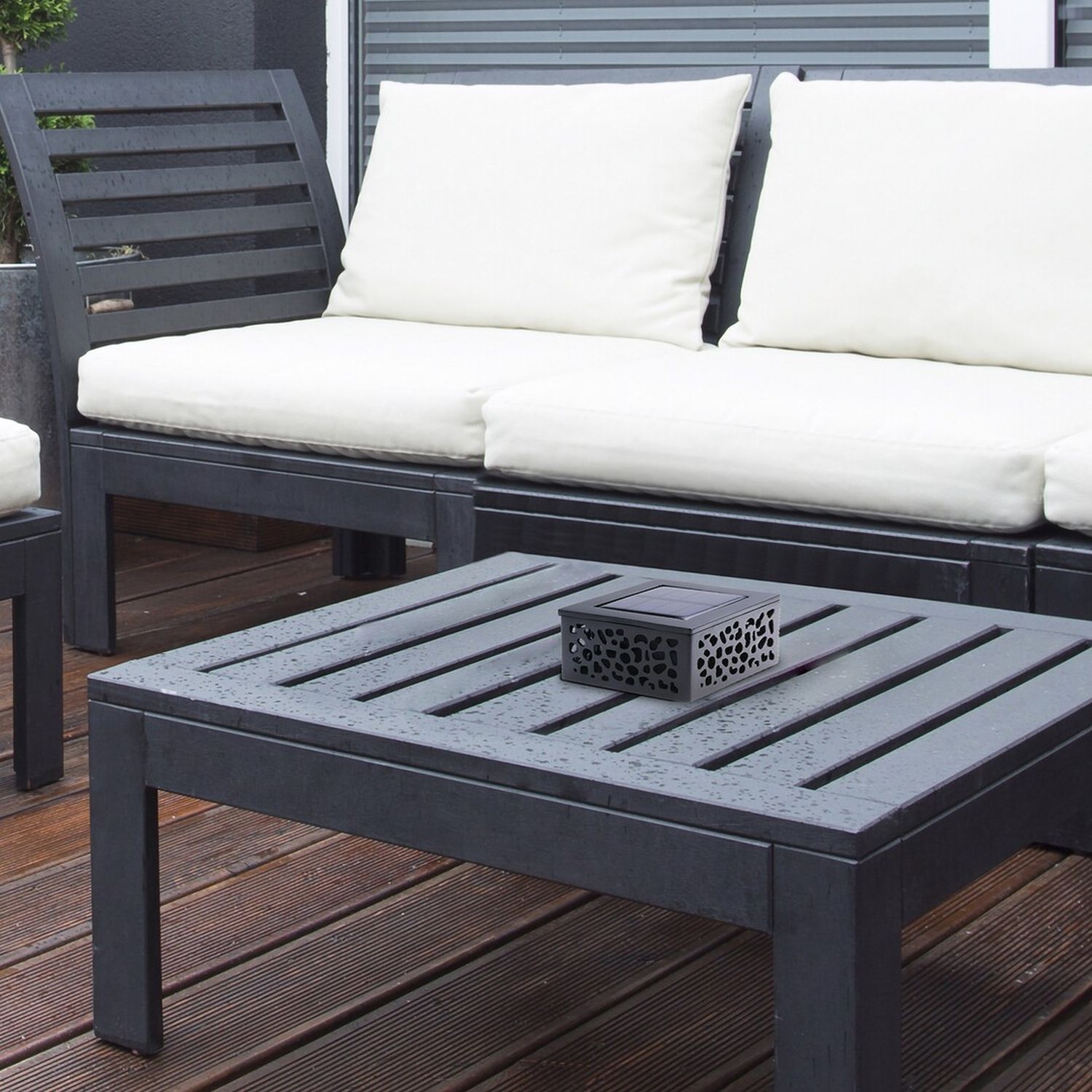 Rabalux Medulin lampa solarna stojąca 1x0,5 W czarny 7032