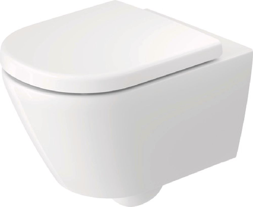 Duravit D-Code miska WC wisząca bez kołnierza biały połysk 29030900212