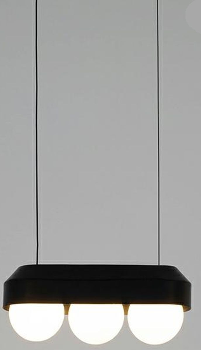 Moosee Drops lampa wisząca 3x5W czarny/biały MSE010100273