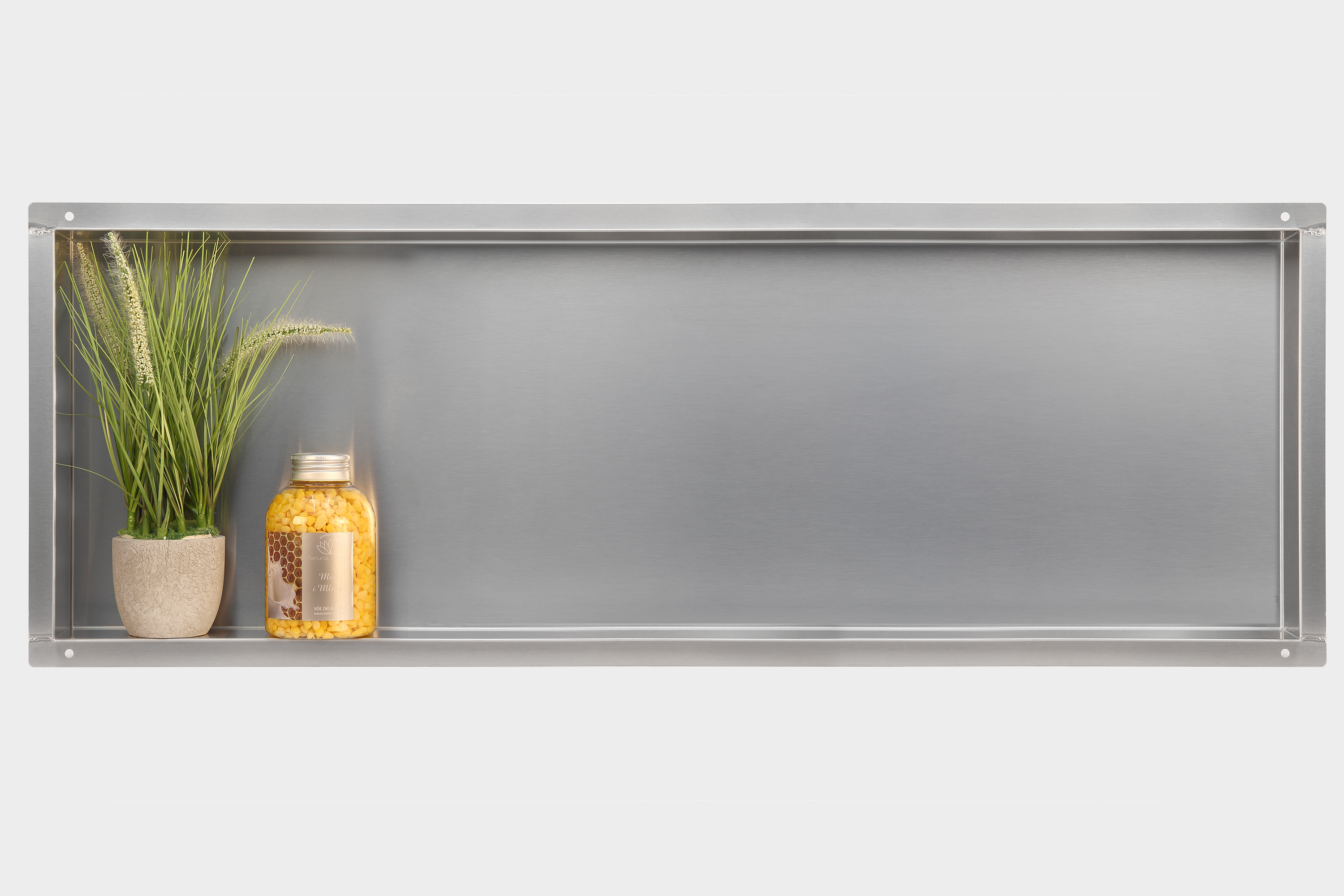 Balneo Wall-Box No Rim Inox półka wnękowa 30x90x10 cm inox OB-IN6-NR