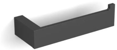 Stella Kobe uchwyt na papier toaletowy czarny mat 10.441-B - Wysyłka w 24h