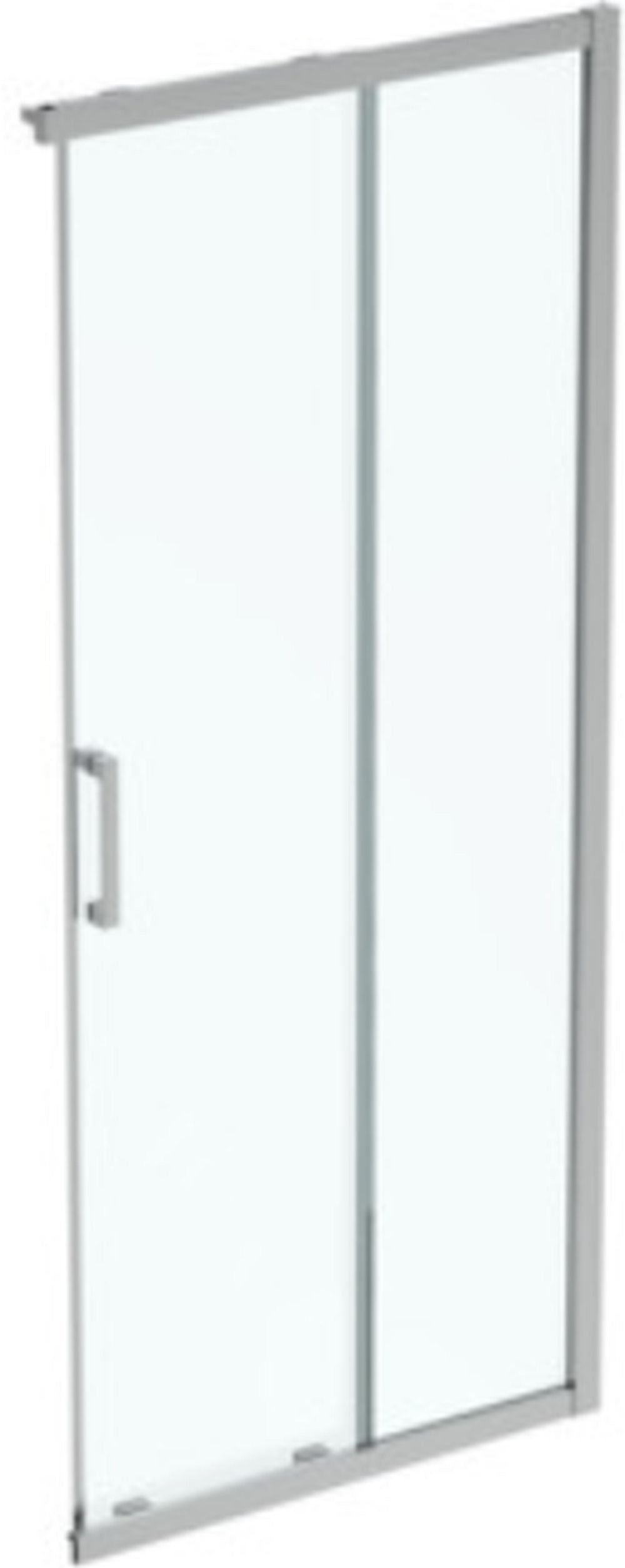 Ideal Standard Connect 2 drzwi prysznicowe 87 cm rozsuwane srebrny szczotkowany/szkło przezroczyste K9261EO