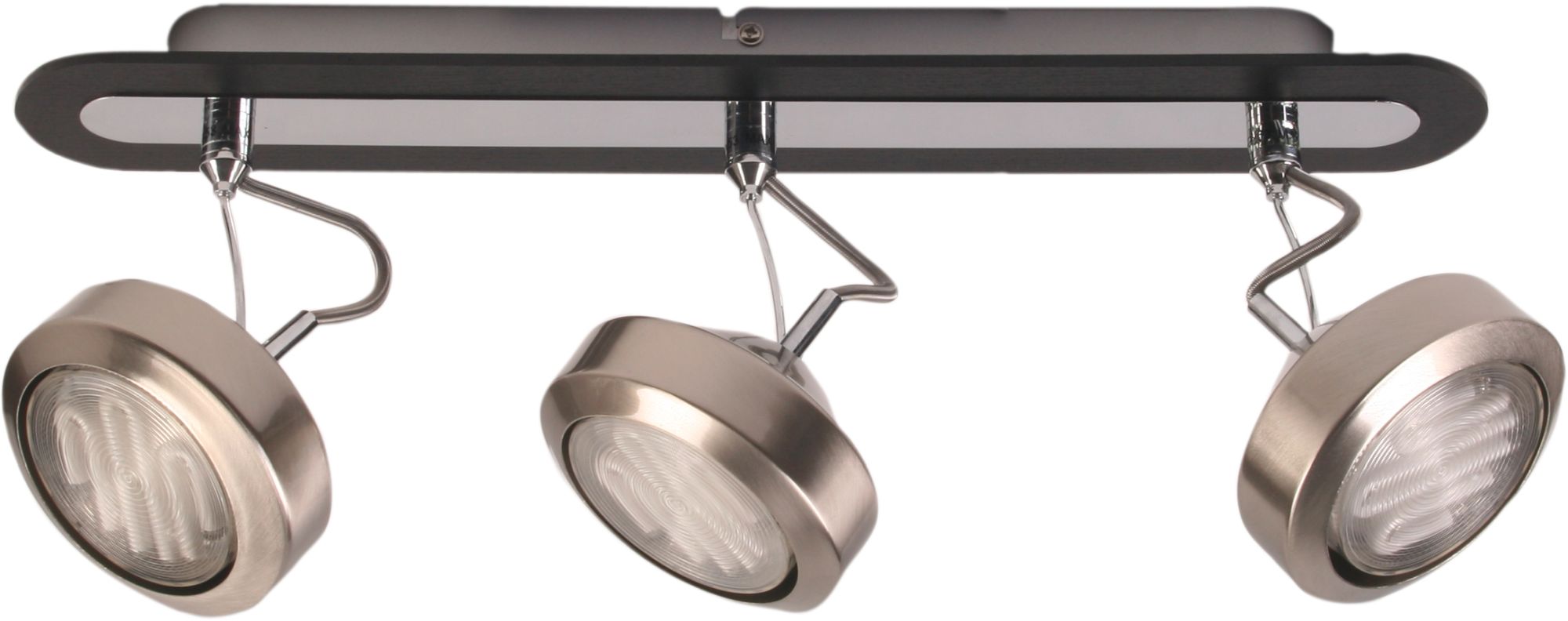 Candellux Earth lampa podsufitowa 3x9W LED wenge/satyna 93-15801