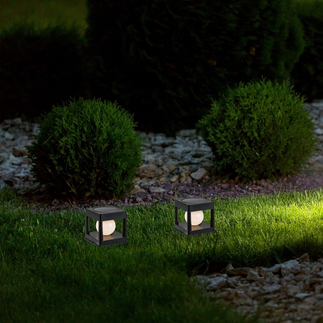 Rabalux Holne lampa solarna stojąca 1x0,3 W czarny 77188