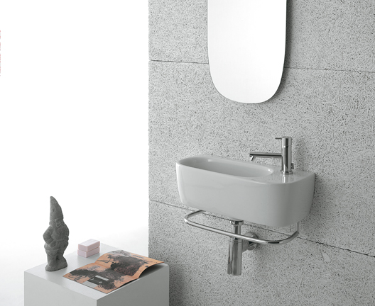 Globo Genesis umywalka 50 cm asymetryczna GE046.BI