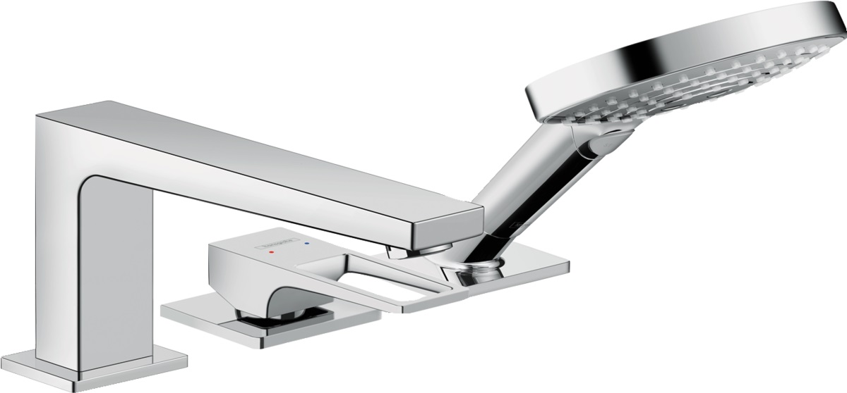 Hansgrohe Metropol bateria nawannowo-prysznicowa 3-otworowa chrom 74551000