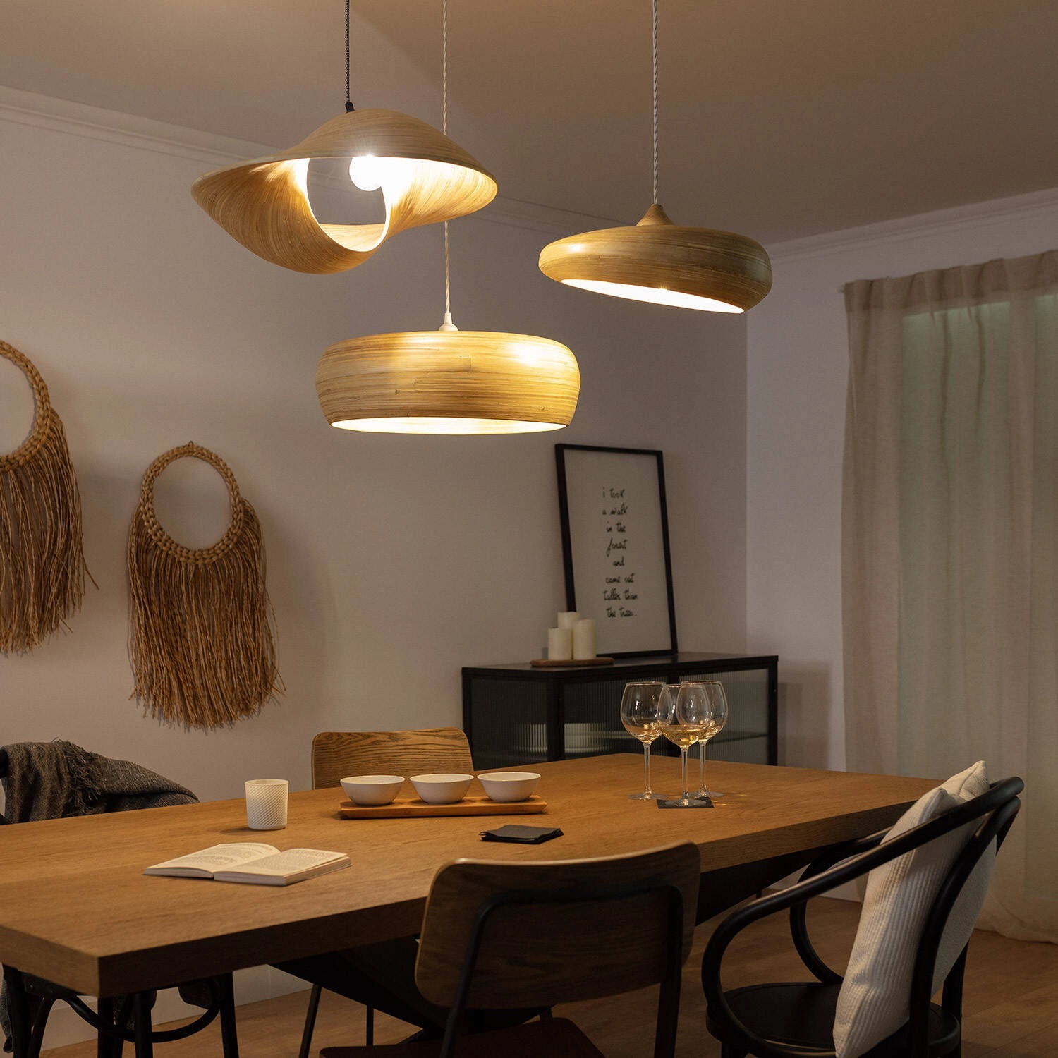 Abruzzo Boho lampa wisząca 1x20 W beżowa ABR-LW4-BHXL-E27
