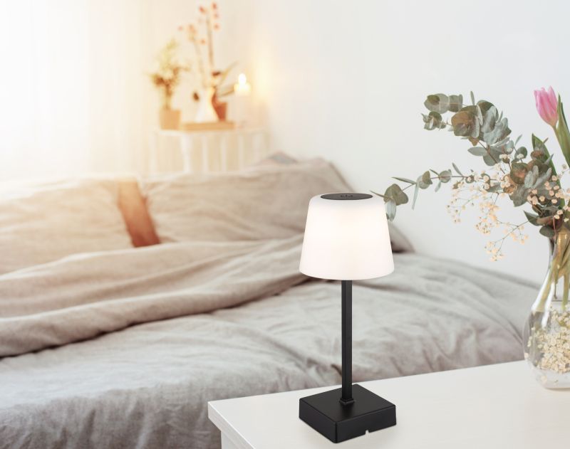 Globo Lighting Xayden lampa stołowa 1x2 W czarna 28061S