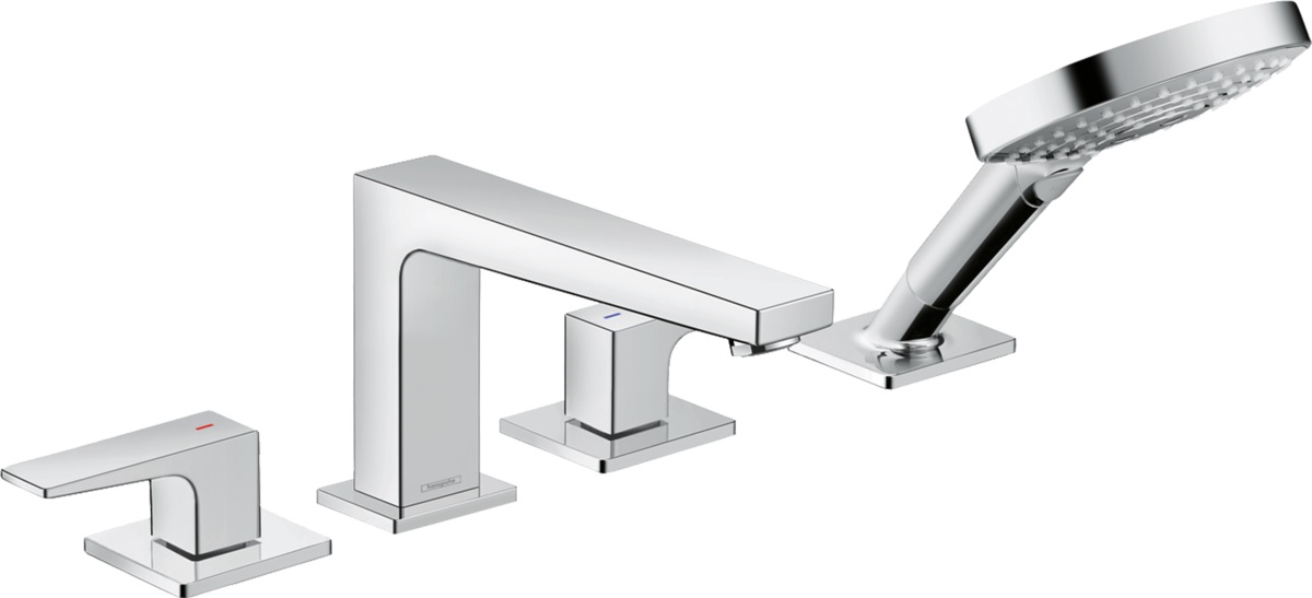 Hansgrohe Metropol bateria nawannowo-prysznicowa 4-otworowa chrom 32552000