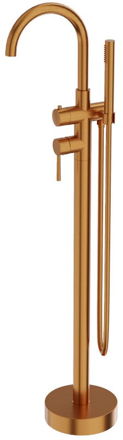 LaVita Orion bateria wannowo-prysznicowa wolnostojąca miedź