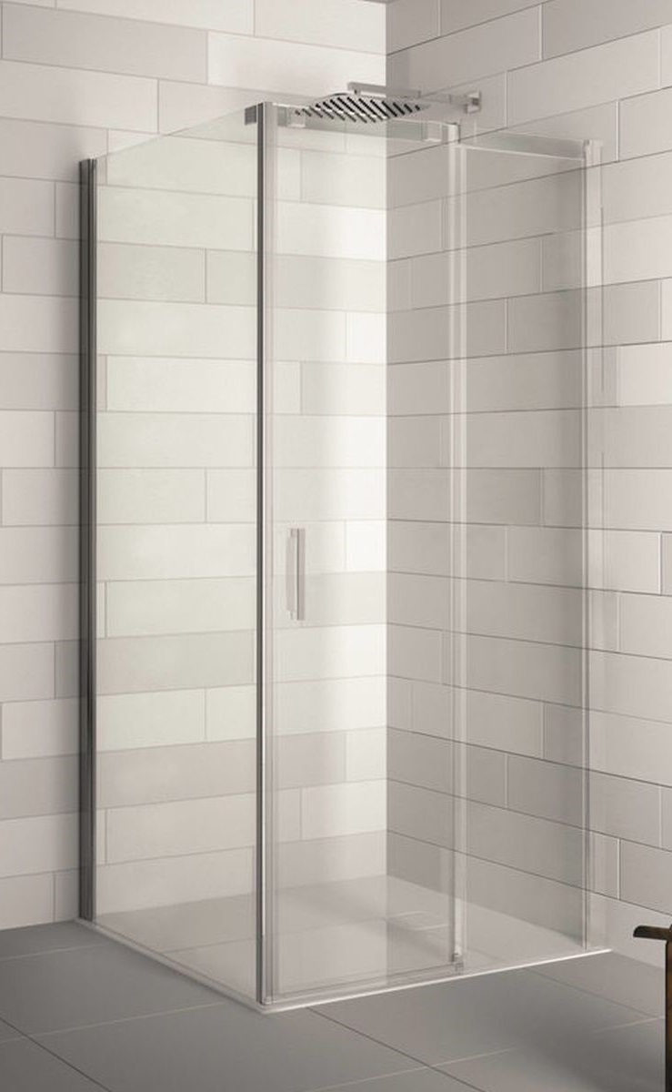 Riho Ocean O203 kabina prysznicowa 120x80 cm prostokątna prawa chrom błyszczący/szkło przezroczyste G006007120