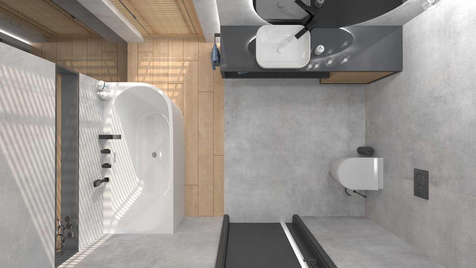 Corsan Intero wanna narożna 170x80 cm lewa biała 649254