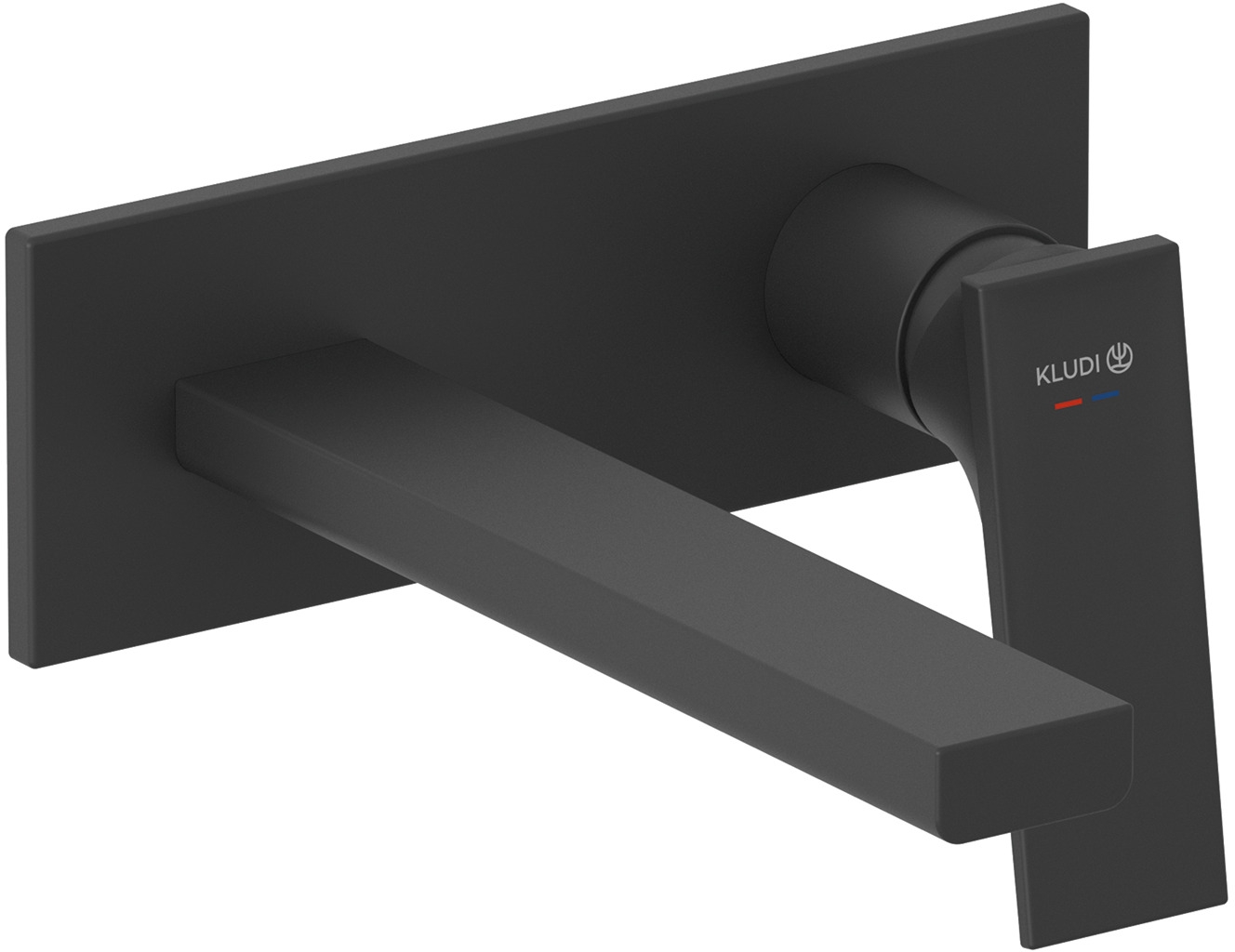 Kludi Decus bateria umywalkowa podtynkowa czarny mat 542443975