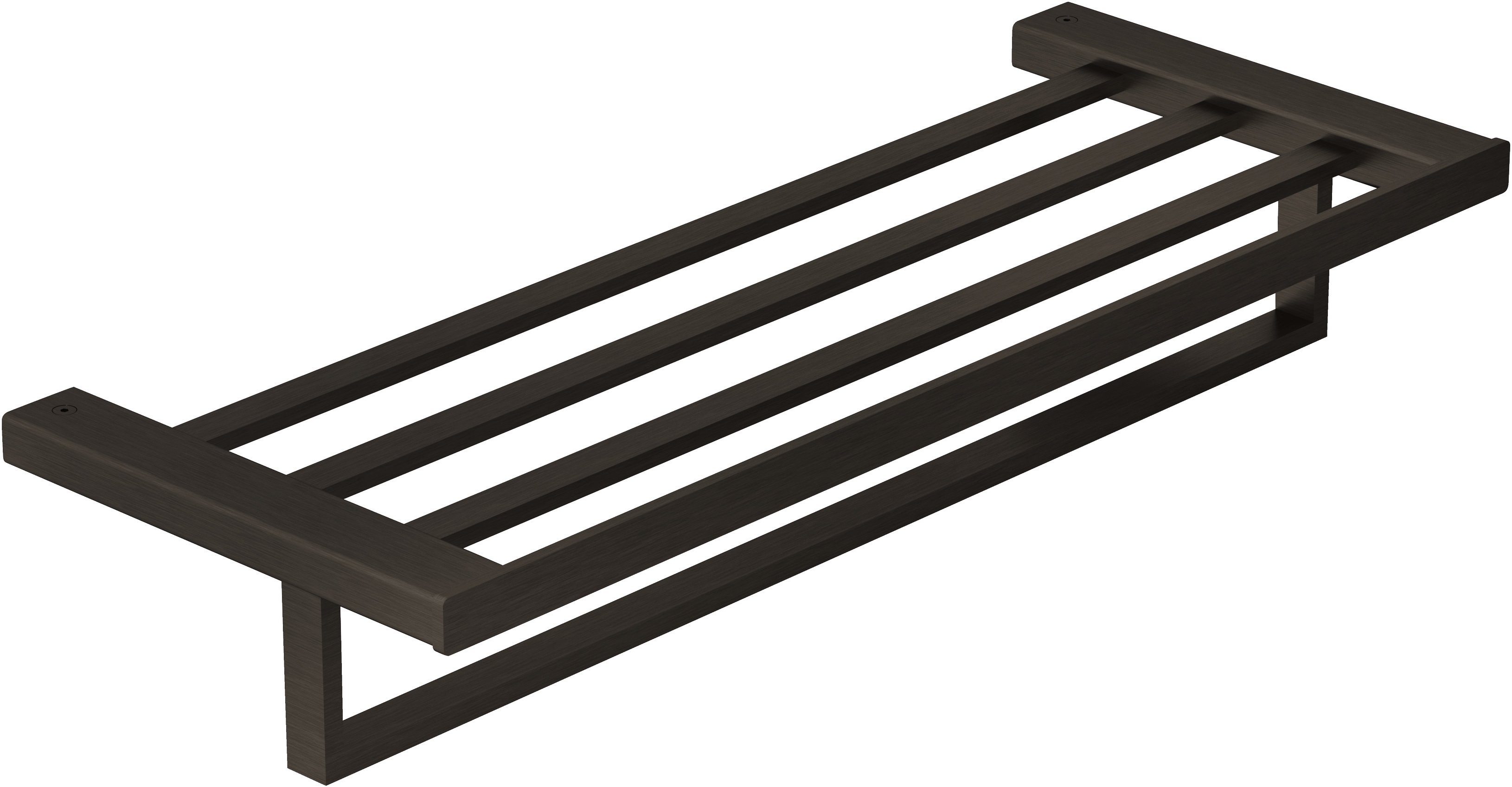 Kludi Vela C wieszak na ręcznik 60 cm z półką czarny szczotkowany 31989N2