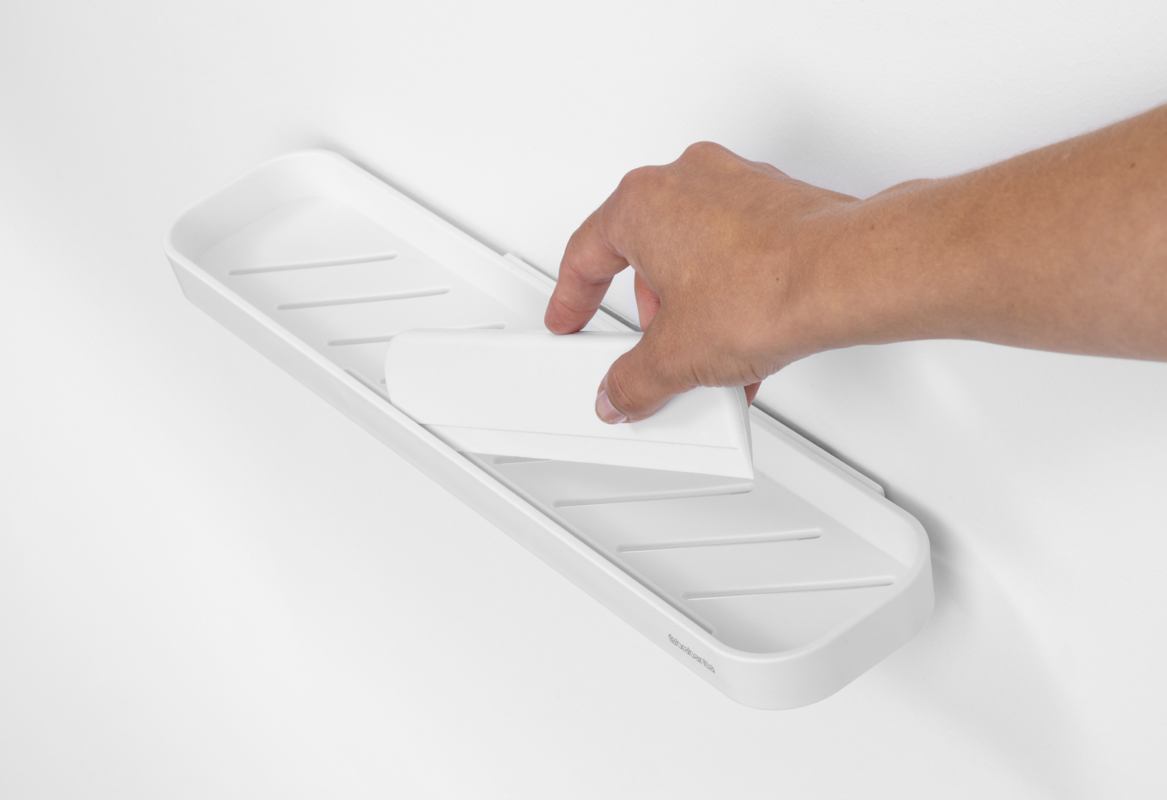 Brabantia MindSet półka prysznicowa z ściągaczką biała 303623 - Wysyłka w 24h