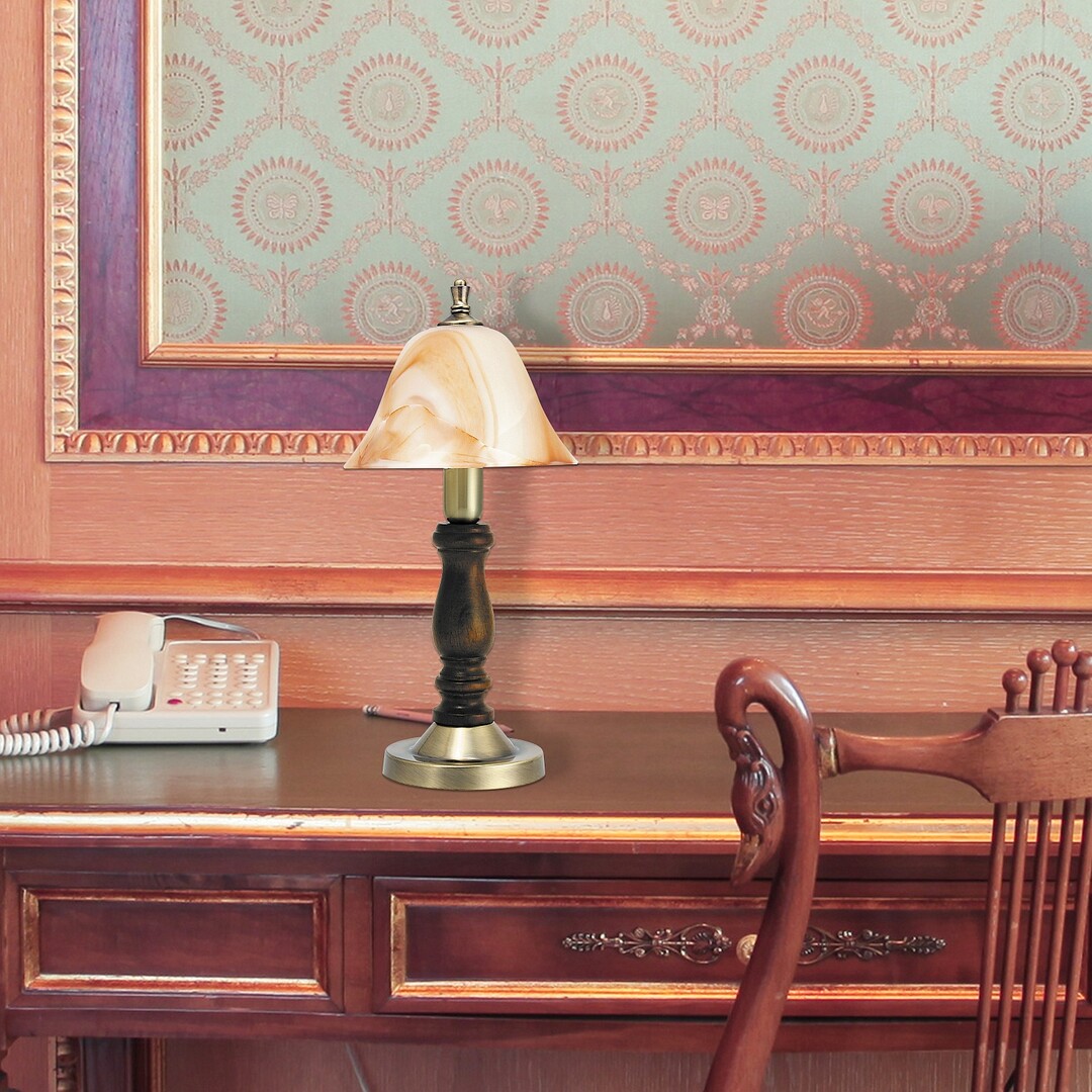 Rabalux Rustic 3 lampa stołowa 1x40 W mosiądz-brązowa 7092