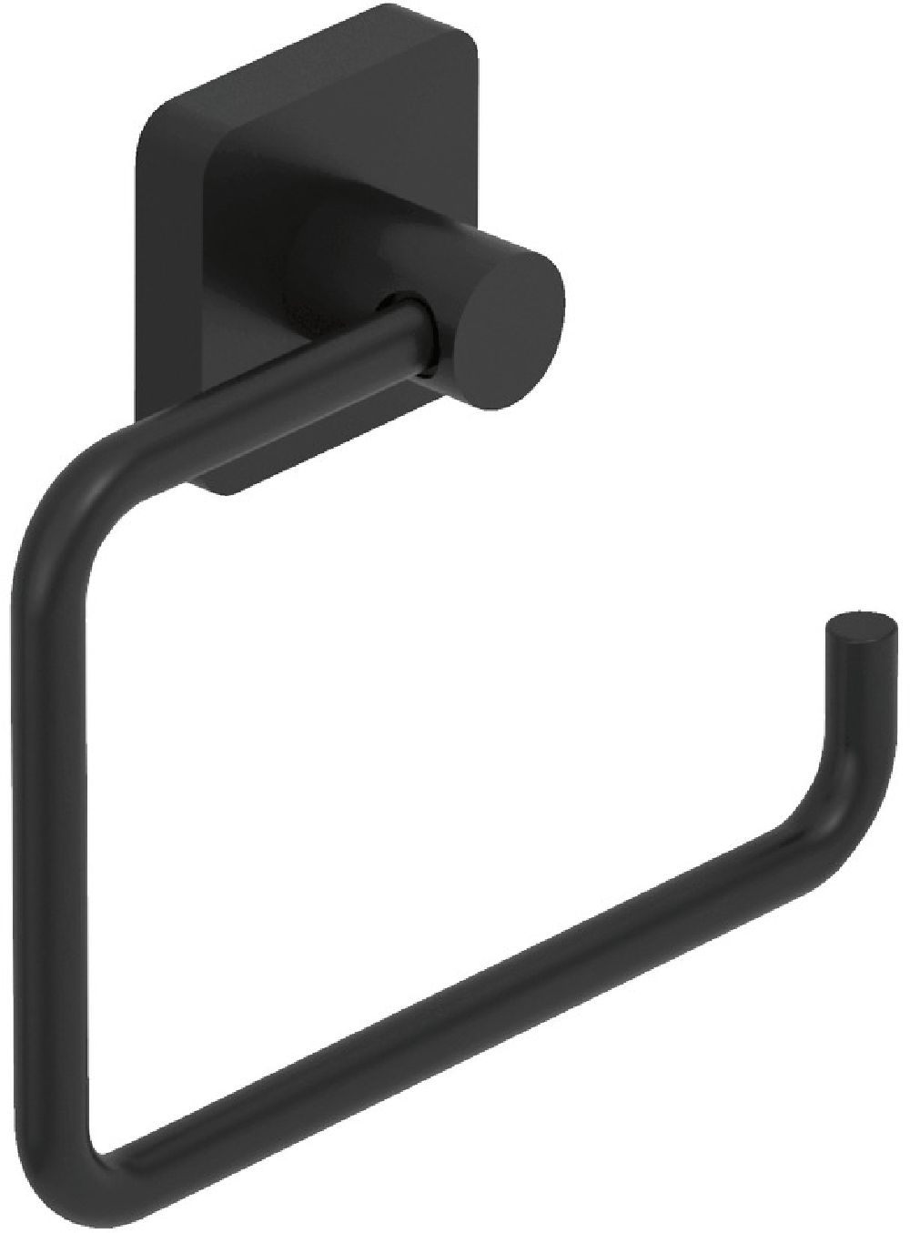 Kludi Vela S uchwyt na papier toaletowy czarny mat 2598239