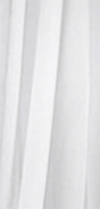 Aqualine zasłona prysznicowa 180x200 cm winyl biała ZV020