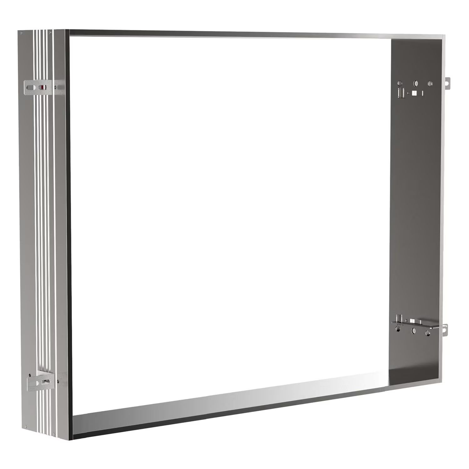 Kronenbach Alluvion/Cube 2.0 rama montażowa do szafki 80 cm lustrzanej podświetlanej aluminium NU1000030NU
