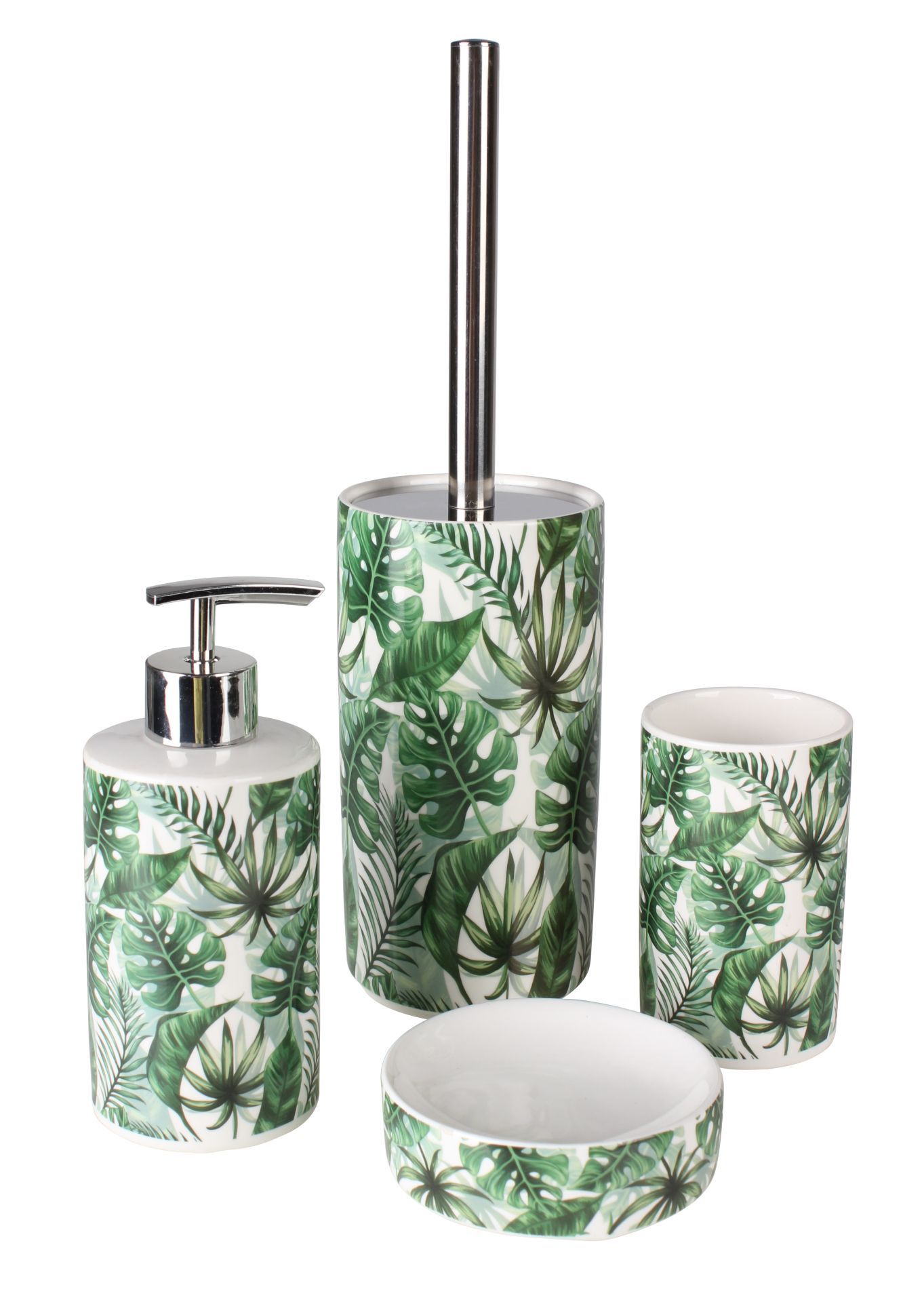 Splendid Organic mydelniczka stojąca zielony/biały LA-ORGANI-MYDELN-ZIE