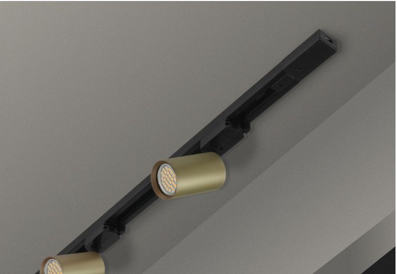 DPM lampa do szynoprzewodów 1x60 W złoty STR-GU10-G