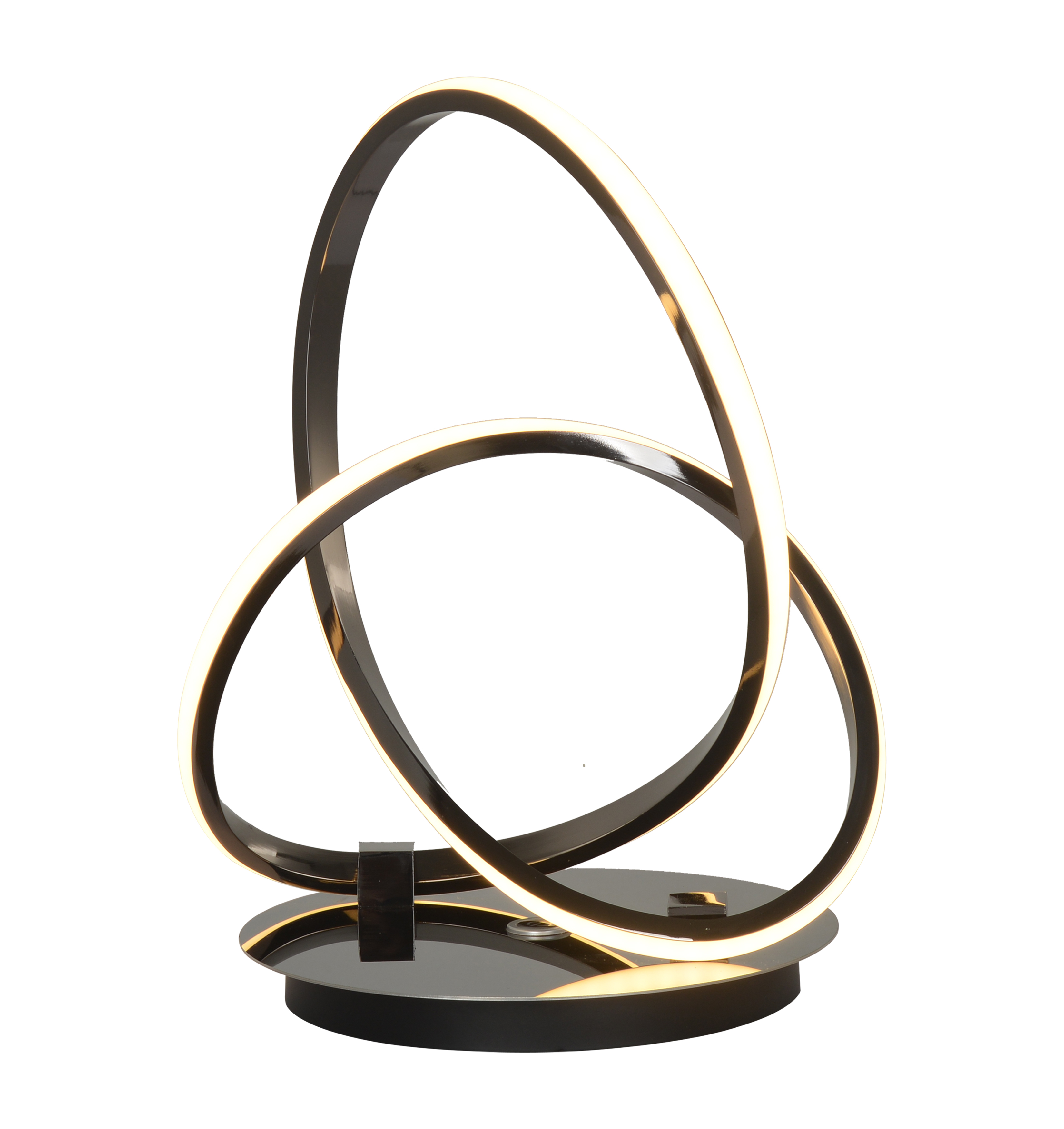 Aviano Bandol lampa stołowa 2x9 W czarna-chrom 8064-105