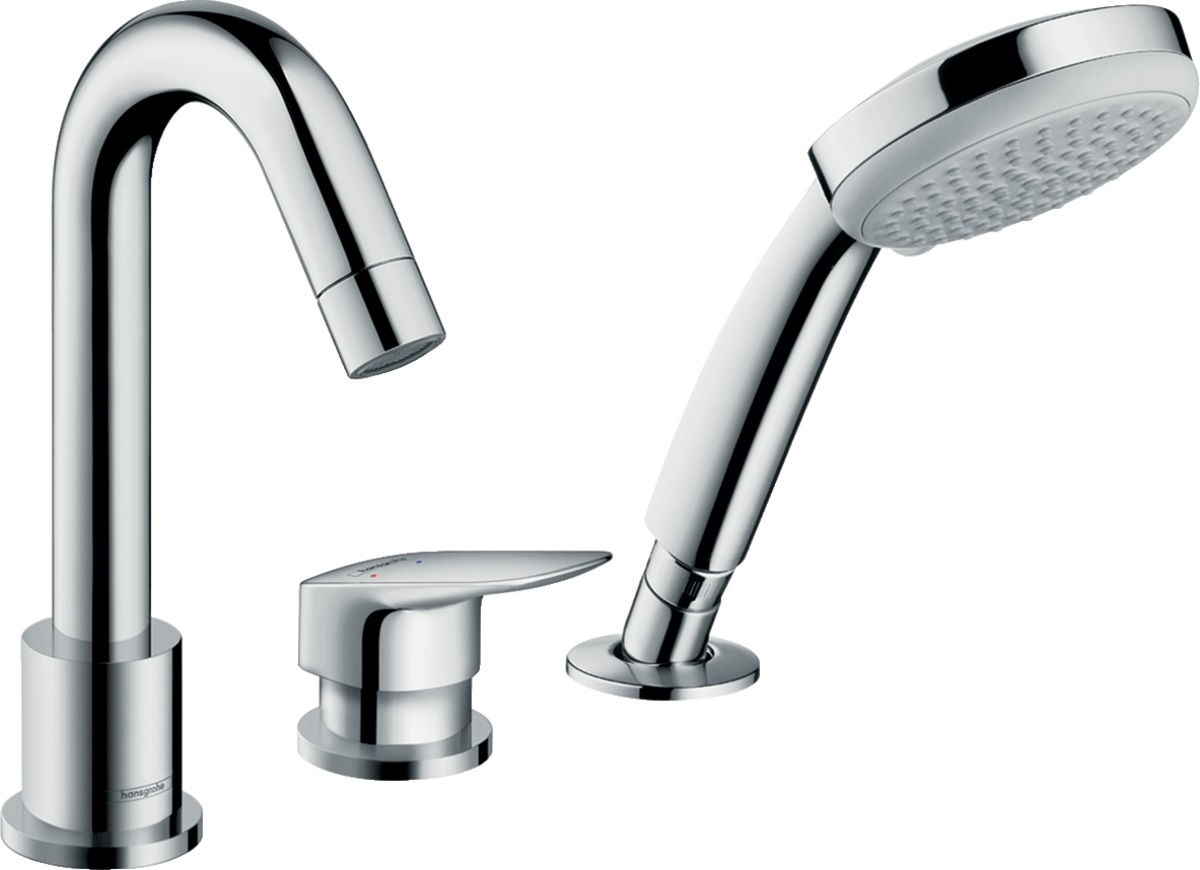 Hansgrohe Logis bateria wannowo-prysznicowa 3-otworowa chrom 71313000 - Wysyłka w 24h