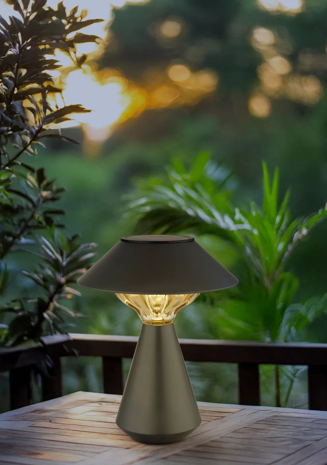 Globo Lighting Solar lampa solarna stołowa 1x0,06 W antracyt 36639A